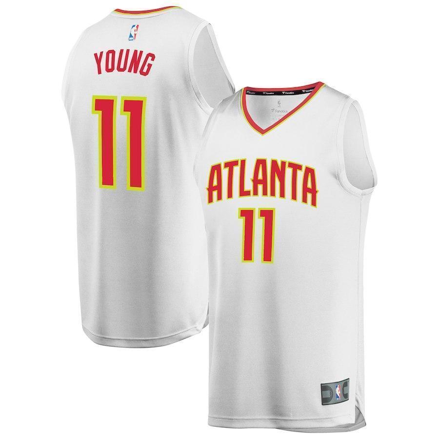 11-Trae Young Atlanta Hawks  Jersey - Association Edition – White