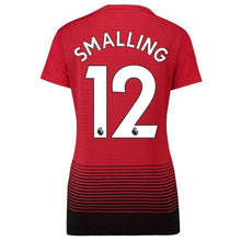 Load image into Gallery viewer, 12-Chris Smalling Manchester United Women&#39;s 18-19 Home Jersey – Red