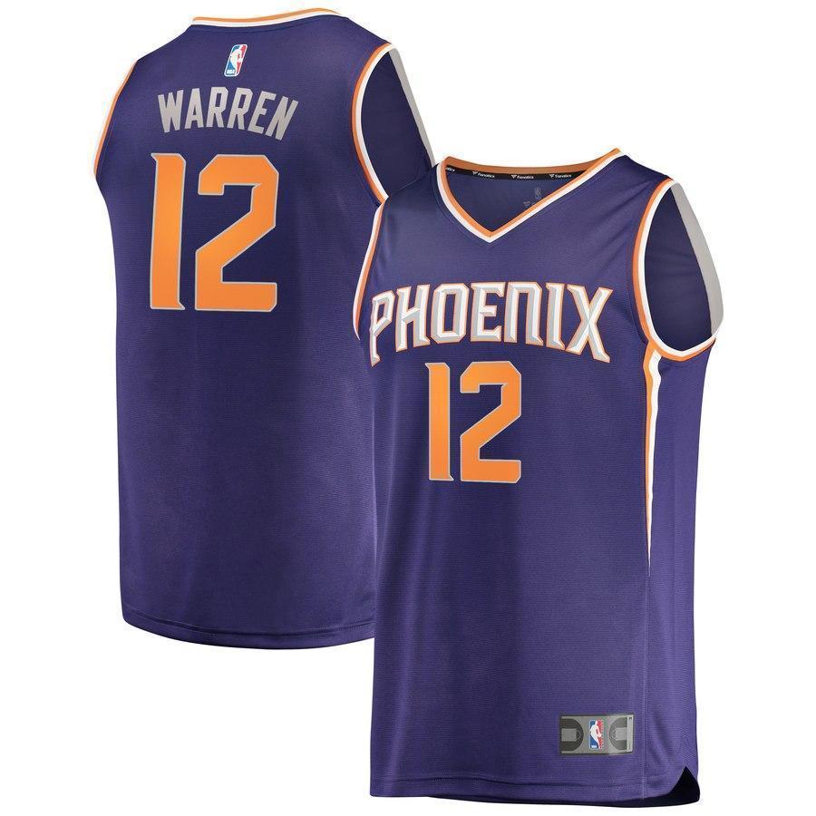 12-TJ Warren Phoenix Suns  Jersey - Icon Edition – Purple