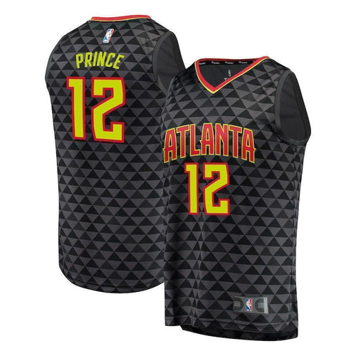 12-Taurean Prince Atlanta Hawks  Player Jersey - Icon Edition – Black