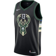 Load image into Gallery viewer, 13-Malcolm Brogdon Milwaukee Bucks Swingman Jersey - Statement Edition – Black