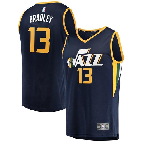 13-Tony Bradley Utah Jazz  Player Jersey - Icon Edition – Navy