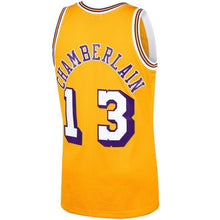 Load image into Gallery viewer, 13-Wilt Chamberlain Los Angeles Lakers  Hardwood Classics Swingman Jersey – Gold