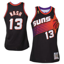Load image into Gallery viewer, 13- Steve Nash Phoenix Suns 1996-97 Hardwood Classics Throwback Authentic Home Jersey - Black