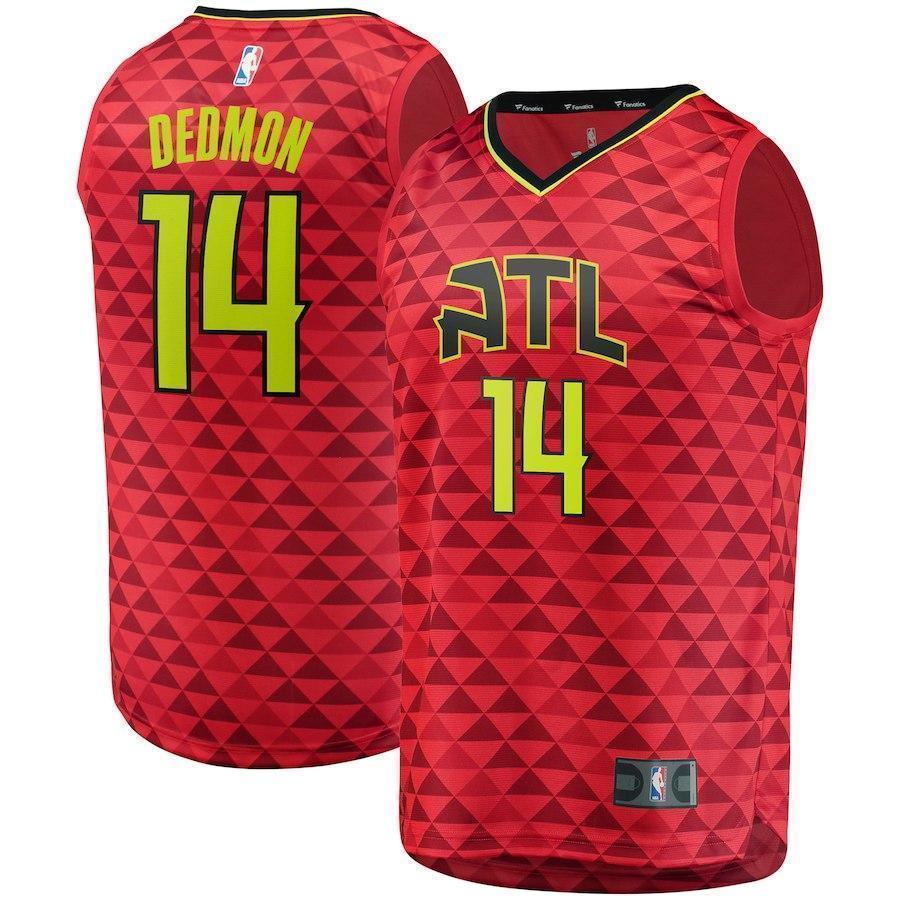 14-Dewayne Dedmon Atlanta Hawks Jersey Red - Statement Edition
