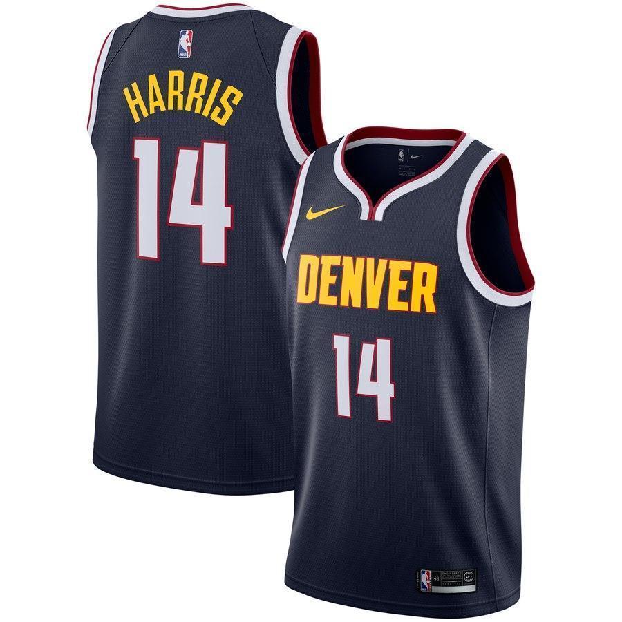 14-Gary Harris Denver Nuggets Swingman Jersey - Icon Edition – Navy