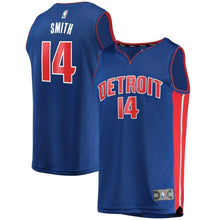 Load image into Gallery viewer, 14-Ish Smith Detroit Pistons  Jersey - Icon Edition – Blue