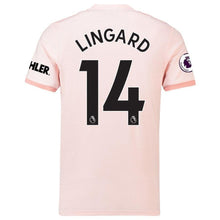 Load image into Gallery viewer, 14-Jesse Lingard Manchester United 2018-19 Away Player Jersey – Coral