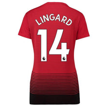 Load image into Gallery viewer, 14-Jesse Lingard Manchester United Women&#39;s 18-19 Home Jersey – Red