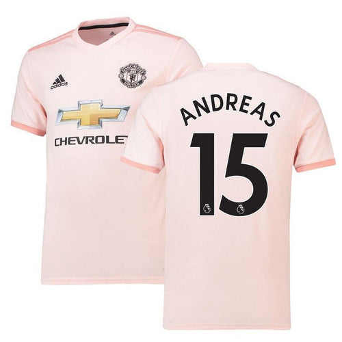 15-Andreas Pereira Manchester United 18-19 Away Jersey – Coral