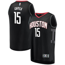 Load image into Gallery viewer, 15-Clint Capela Houston Rockets Player Jersey Black - Statement Edition
