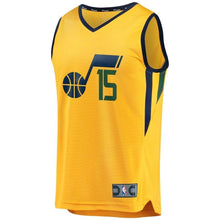 Load image into Gallery viewer, 15-Derrick Favors Utah Jazz  Player Jersey Gold - Statement Edition