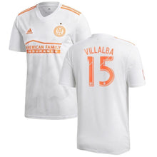 Load image into Gallery viewer, 15-Hector Villalba Atlanta United FC King Peach Player Jersey – White