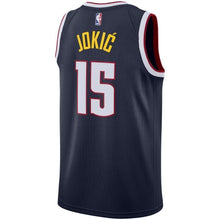 Load image into Gallery viewer, 15-Nikola Jokic Denver Nuggets  Swingman Jersey - Icon Edition – Navy
