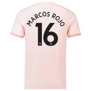 16 Marcos Rojo Manchester United 18 19 Away Jersey Coral Nickvu
