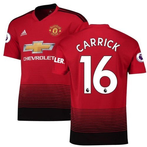 16-Michael Carrick Manchester United 2018-19 Home Player Jersey – Red