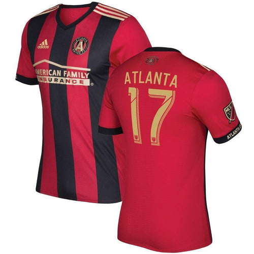 17-Atlanta United FC 2017-18  Atlanta Supporter Primary Authentic Jersey - Red-Black