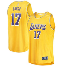Load image into Gallery viewer, 17-Isaac Bonga Los Angeles Lakers  Jersey - Icon Edition - Gold