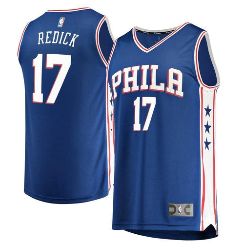 17-JJ Redick Philadelphia 76ers Jersey Royal - Icon Edition