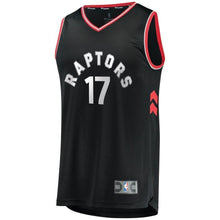 Load image into Gallery viewer, 17-Jonas Valanciunas Toronto Raptors  Player Jersey Black - Statement Edition