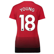 Load image into Gallery viewer, 18-Ashley Young Manchester United Women&#39;s 18-19 Home Jersey – Red
