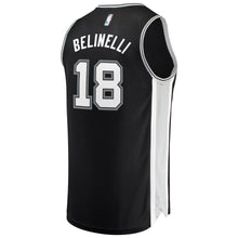 Load image into Gallery viewer, 18-Marco Belinelli San Antonio Spurs  Jersey - Icon Edition - Black