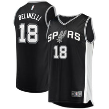 Load image into Gallery viewer, 18-Marco Belinelli San Antonio Spurs  Jersey - Icon Edition - Black