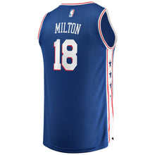 Load image into Gallery viewer, 18-Shake Milton Philadelphia 76ers  Jersey - Icon Edition - Royal