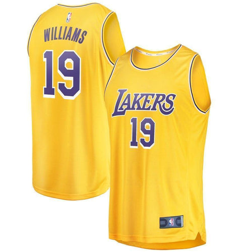 19-Johnathan Williams Los Angeles Lakers Jersey - Icon Edition - Gold