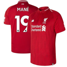 Load image into Gallery viewer, 19-Sadio Mané Liverpool New Balance 2018-19 Home Player Jersey – Red