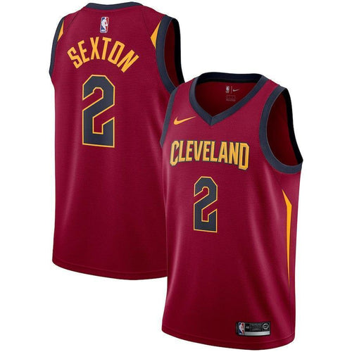 2-Cleveland Cavaliers Collin Sexton Men's Swingman Jersey - Wine