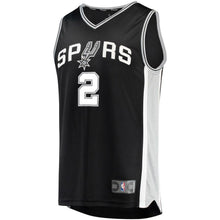 Load image into Gallery viewer, 2-Kawhi Leonard San Antonio Spurs  Jersey Black - Icon Edition