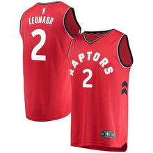 Load image into Gallery viewer, 2-Kawhi Leonard Toronto Raptors Jersey Red - Icon Edition
