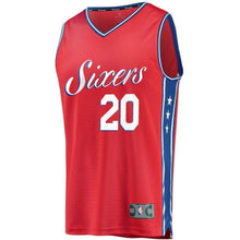 Load image into Gallery viewer, 20-Markelle Fultz Philadelphia 76ers  Jersey Red - Statement Edition