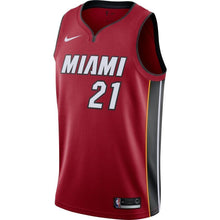 Load image into Gallery viewer, 21-Hassan Whiteside Miami Heat  Swingman Jersey - Statement Edition – Red