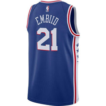 Load image into Gallery viewer, 21-Joel Embiid Philadelphia 76ers Swingman Jersey Blue - Icon Edition