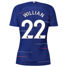 Load image into Gallery viewer, 22-Willian Borges da Silva Chelsea Women's 2018-19 Home Jersey - Blue