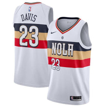 Load image into Gallery viewer, 23-Anthony Davis New Orleans Pelicans 2018-19 Swingman Jersey White – Earned Edition