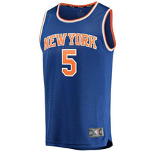 Load image into Gallery viewer, 11-Frank Ntilikina New York Knicks  Jersey Royal - Icon Edition