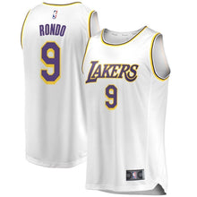 Load image into Gallery viewer, 9Rajon Rondo Los Angeles Lakers  Jersey - Association Edition – White