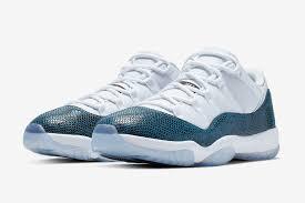 Jordan 11 Low Navy Snakeskin