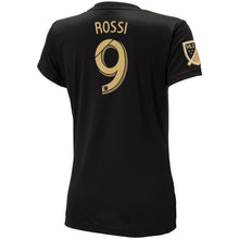 Load image into Gallery viewer, Diego Rossi LAFC Women's 2018 Primary Player Jersey – Black