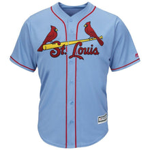 Load image into Gallery viewer, Matt Carpenter St. Louis Cardinals Majestic Alternate Cool Base Player Jersey – Horizon Blue/White