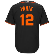 Load image into Gallery viewer, Joe Panik San Francisco Giants Majestic Cool Base Player Jersey - Cream/Black