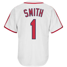 Load image into Gallery viewer, Ozzie Smith St. Louis Cardinals Majestic Cool Base Cooperstown Collection Player Jersey - White