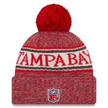 Load image into Gallery viewer, Tampa Bay Buccaneers New Era 2019 Knit Hat – Red